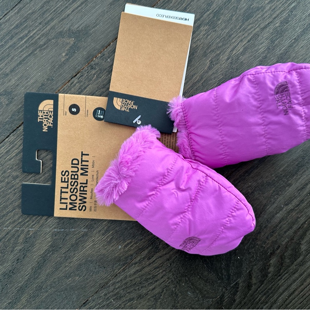 The North Face Lilac Littles Mossbud Swirl Mitt - Size S